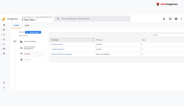 Create A Filter At The Account Level In Google Analytics